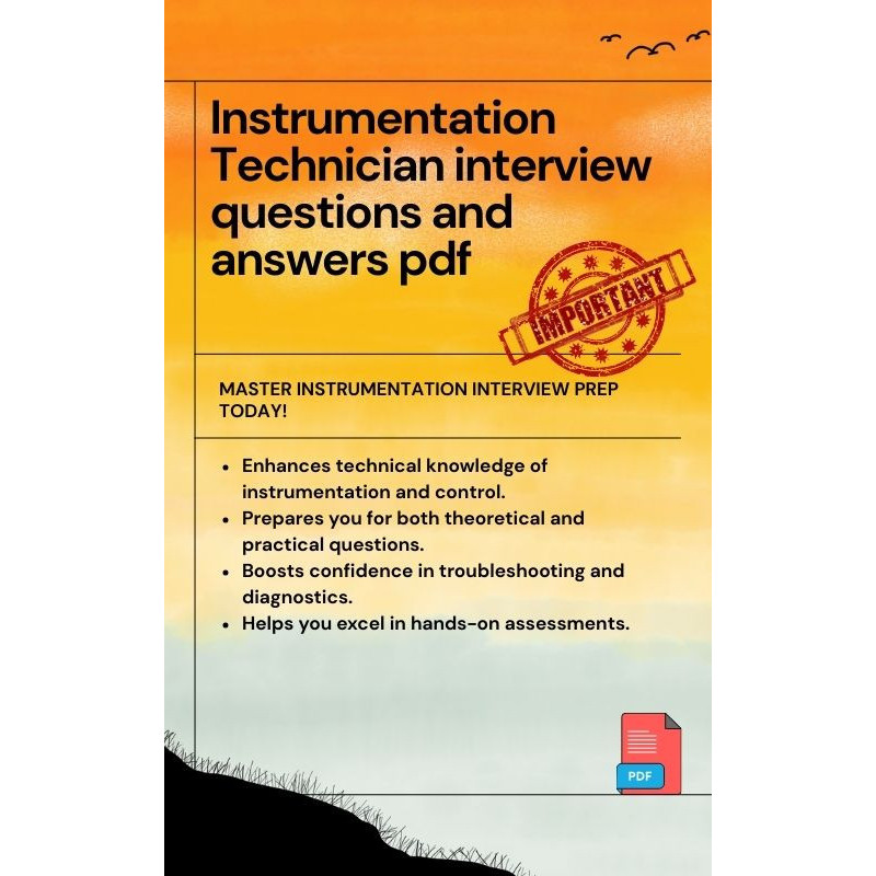 Instrumentation Technician interview questions and answers pdf