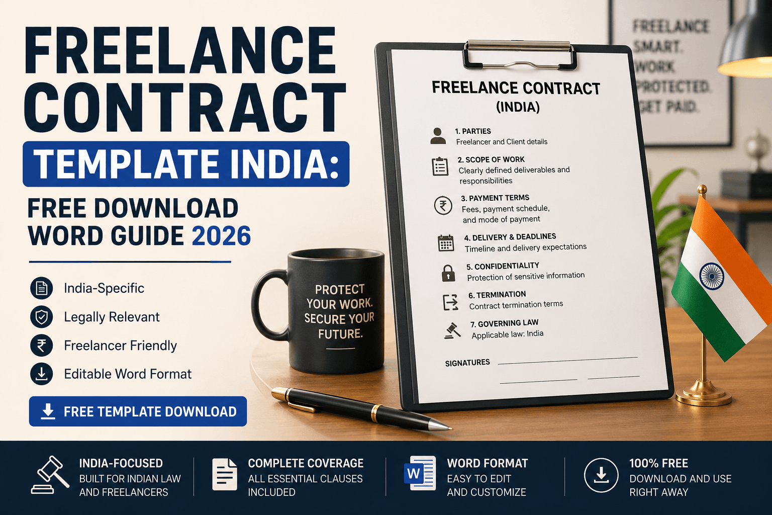Freelance Contract Template India: Free Download Word Guide 2026