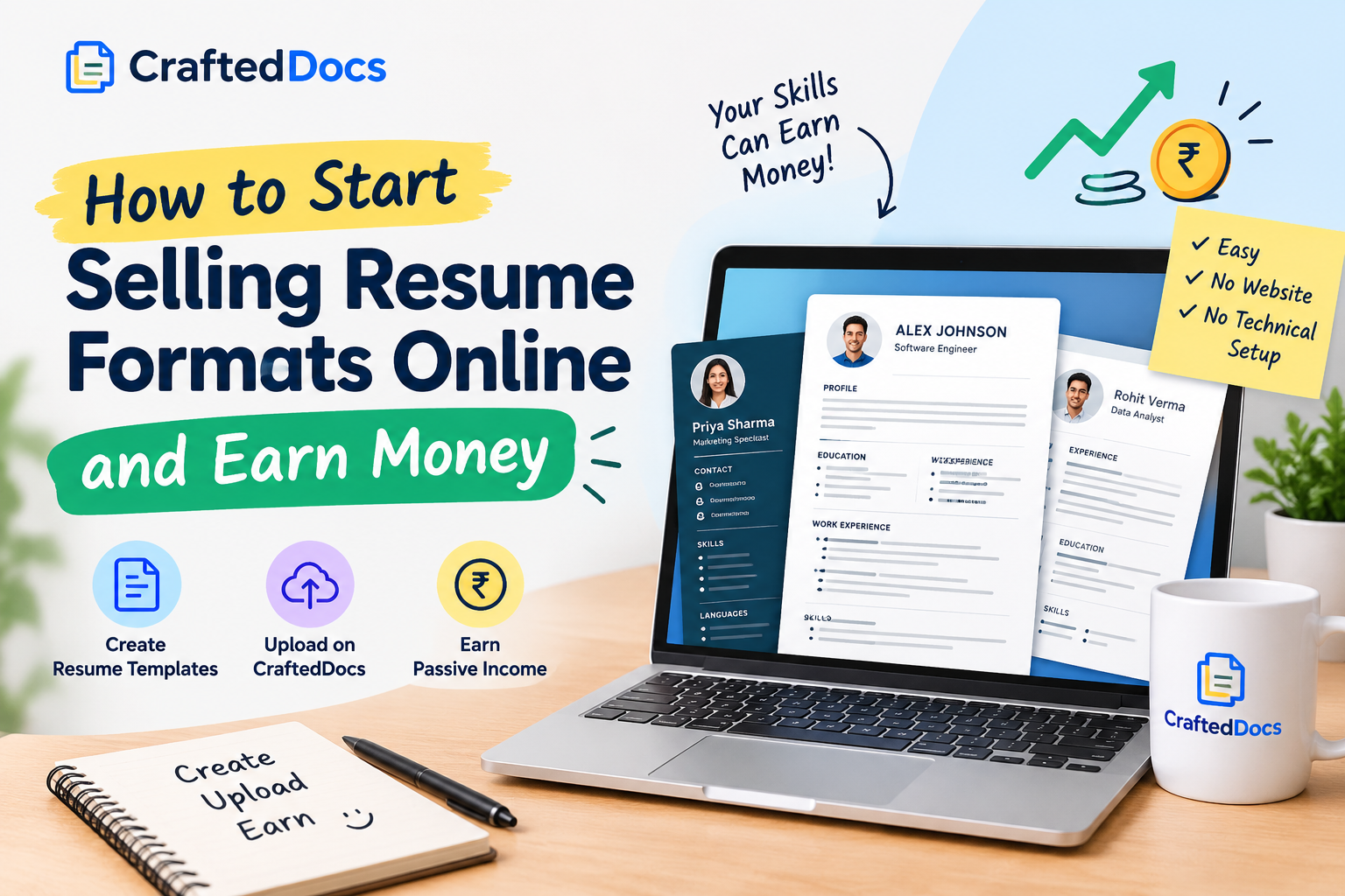 How to Start Selling Resume Formats Online and Earn Money