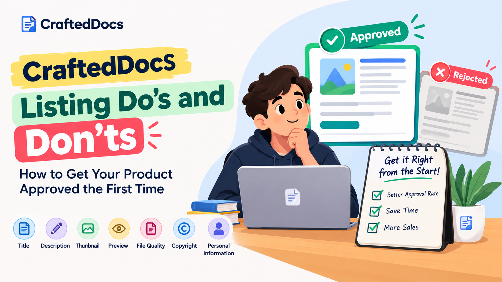 CraftedDocs Listing Do's and Don'ts: How to Get Your Product Approved the First Time