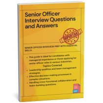 Interview Notes Senior Officer Interview Questions and Answers PDF