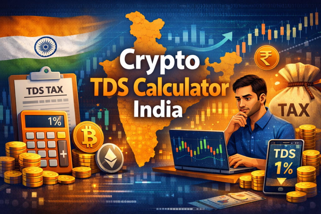 Crypto TDS Calculator (India) – Calculate 1% TDS on Each Trade

